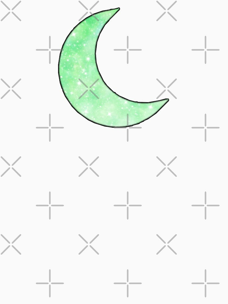 Moon Design 1 Green by JustBeingAlicia