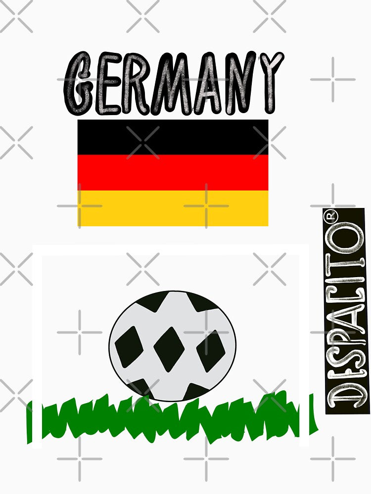 Germany Flag Soccer Ball Futbol Football Graphic Design by lovemedespacito