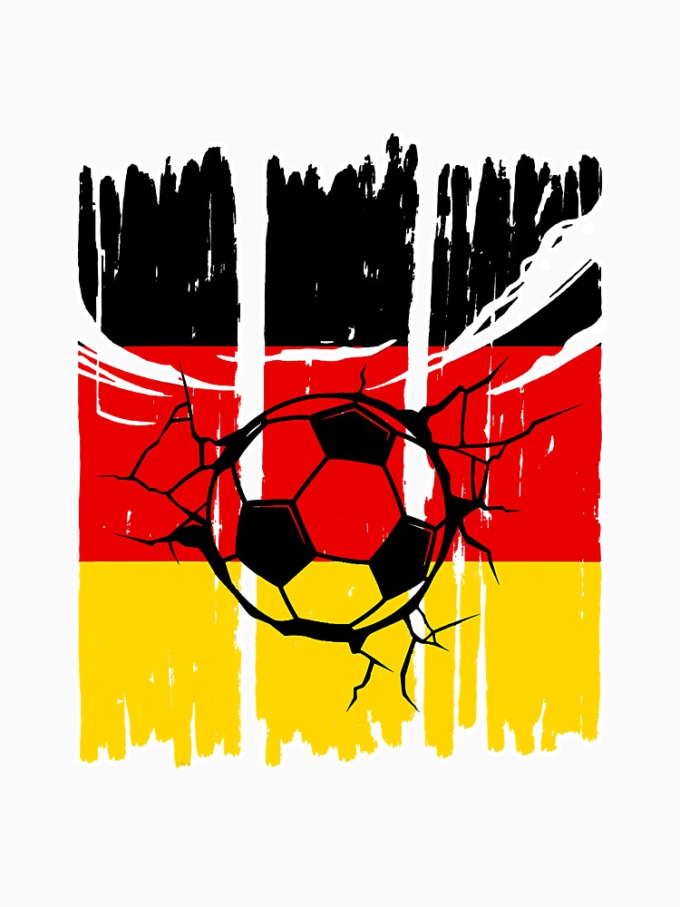 Vintage German Flag Soccer Ball German by NeverLoseSF