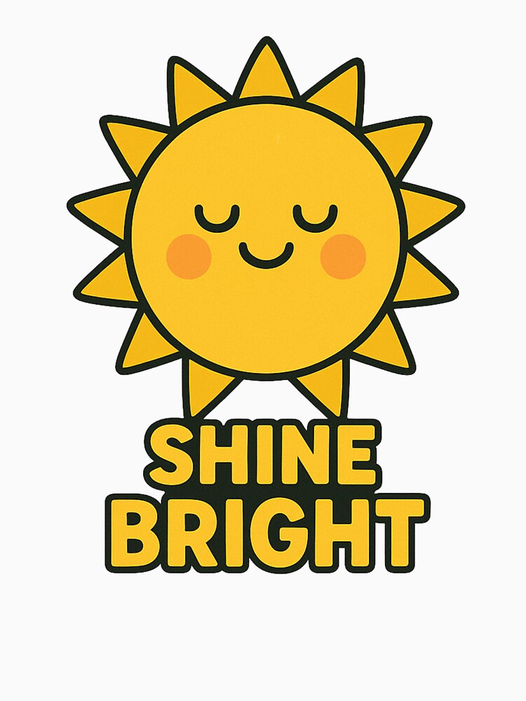 Shine Bright – Cute Smiling Sun for Kids by Mateusz Olczyk