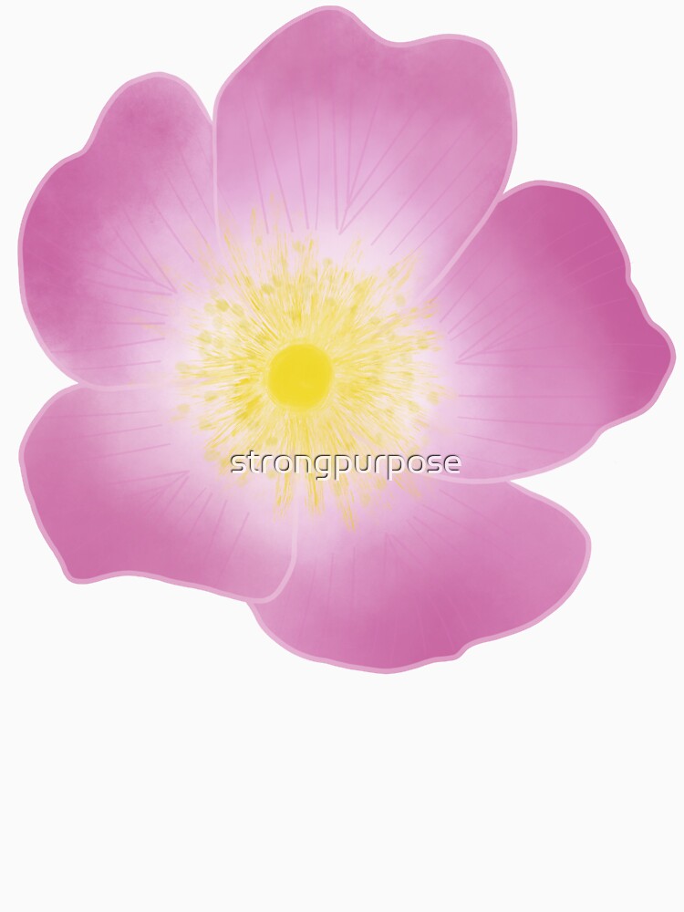 Wild Rose (Rosa acicularis) by strongpurpose