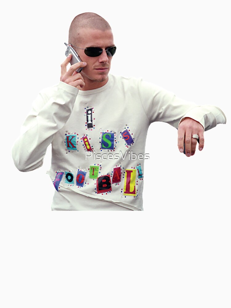 David Beckham 90s flip phone fashion by PiscesVibes