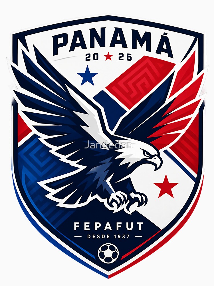 Panama Football Crest, Eagle Soccer Emblem by Jandedan