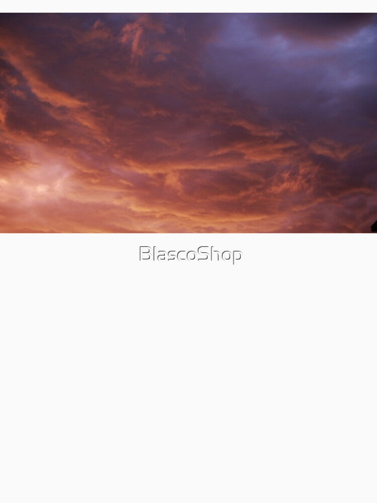 Cloudy Sunset Sky by BlascoShop