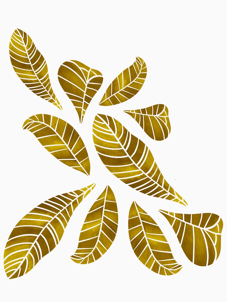 Golden Maui Leaves by artsylyons