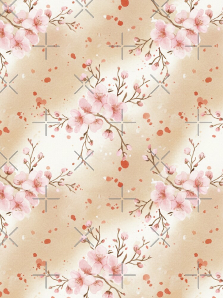 Sakura Cherry Blossom Seamless Pattern – Pink Japanese Floral by FashioonTrends