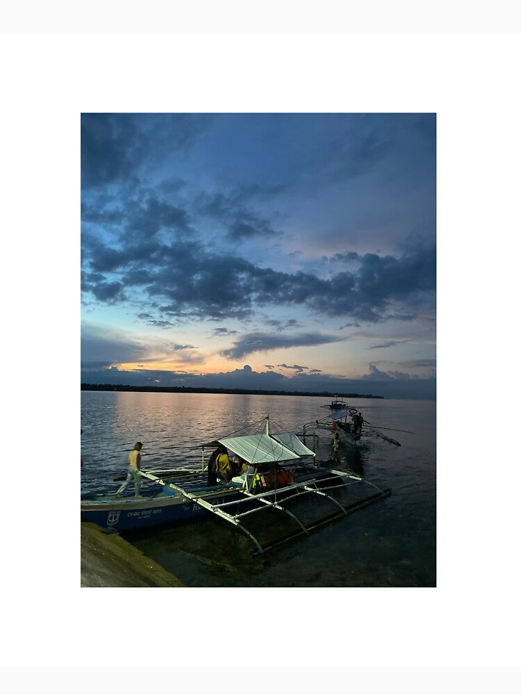 SUNSET AND FISHING BOATS by iAmmAja43