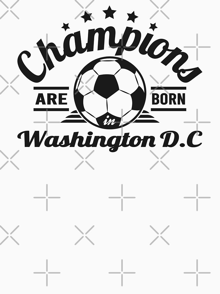 Champions Are Born In Washington D.C , Soccer fans vintage gift by lamjar-art