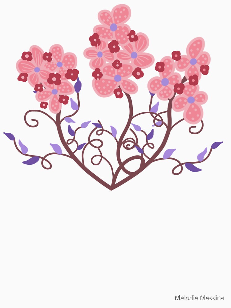 Floral Trellis Pattern – Spring Light by Melodie Messina