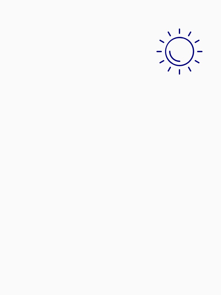 SUN (DARK BLUE) by Top10Designs