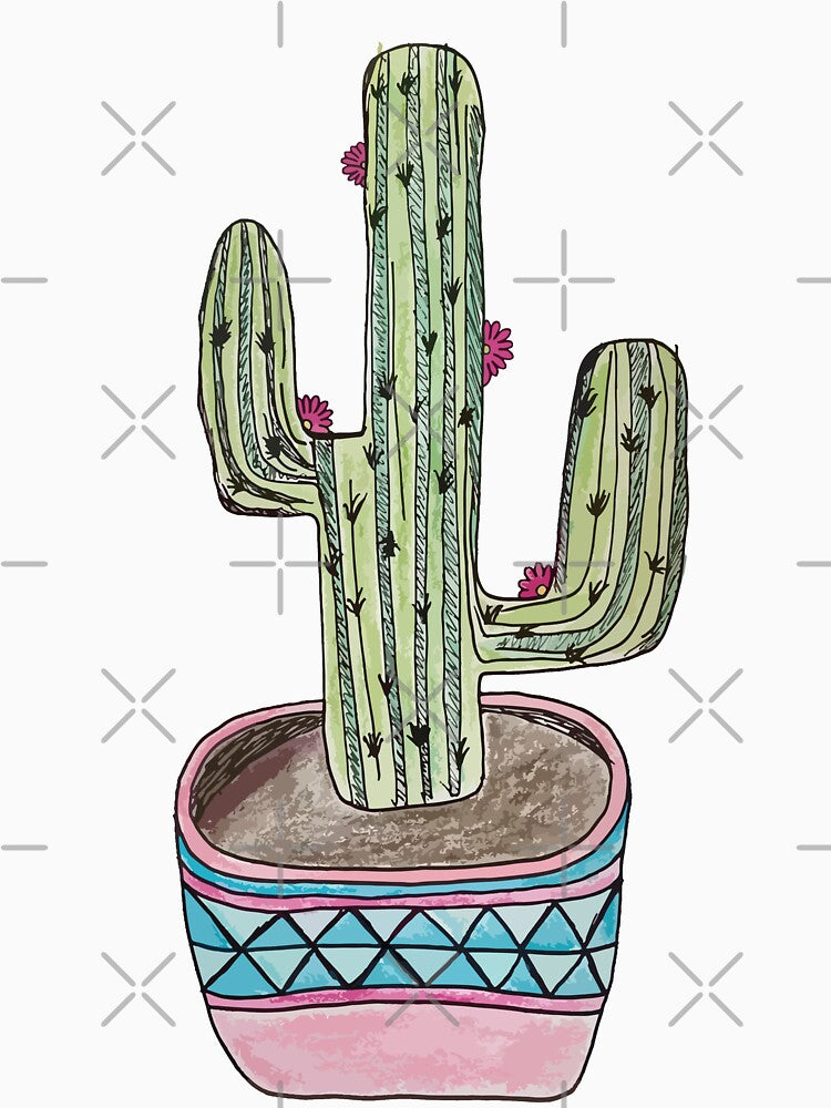 Hand drawn Cactus by Gabrielle Freitas