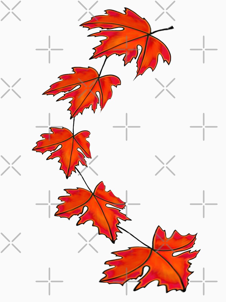 Red and Orange Maple leaves | Fall - Autumn colors by hollycooper