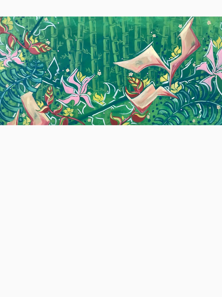 Abstract Tropical Garden (Full Painting) by alloftheinspired