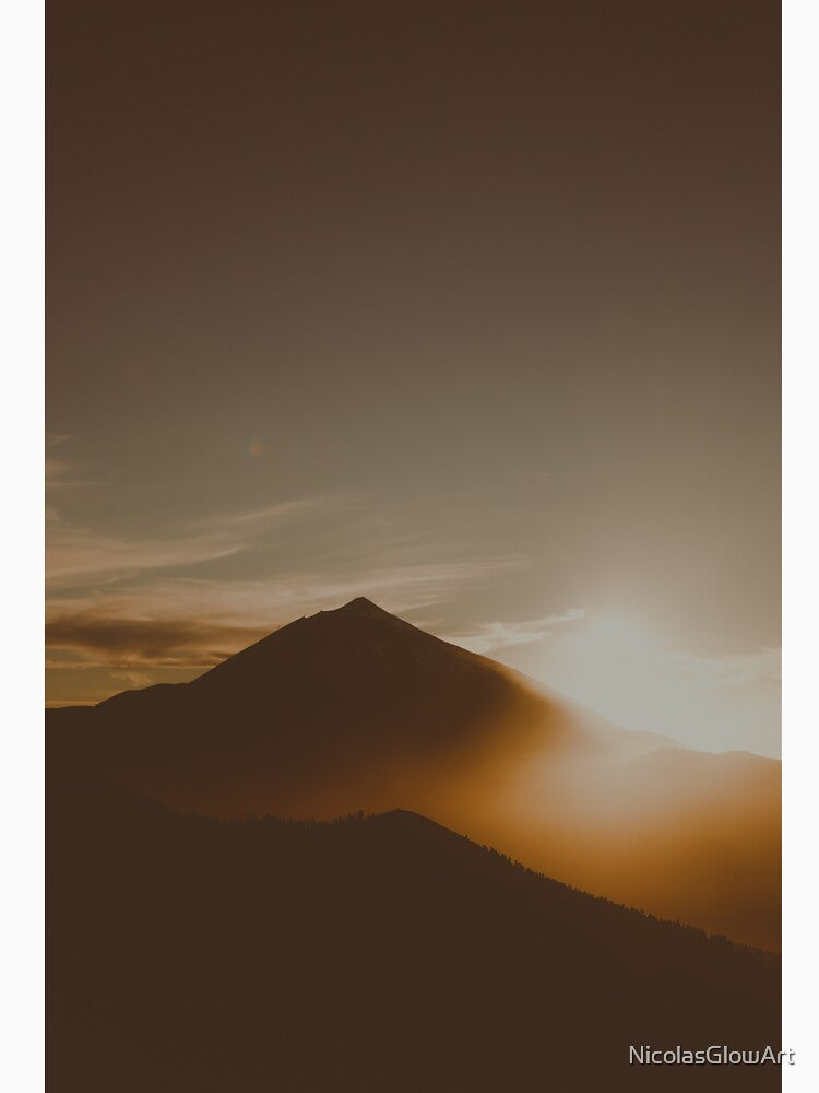 Mountains Sunset Photo by NicolasGlowArt