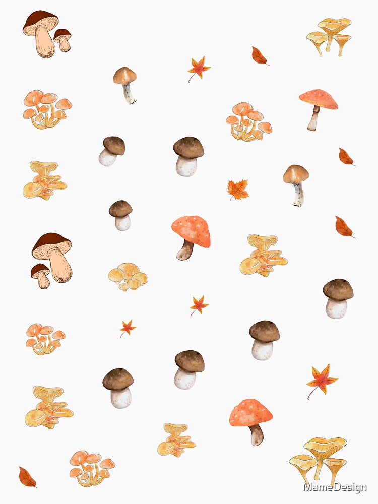 Cute mini mushroom sticker pack by MameDesign