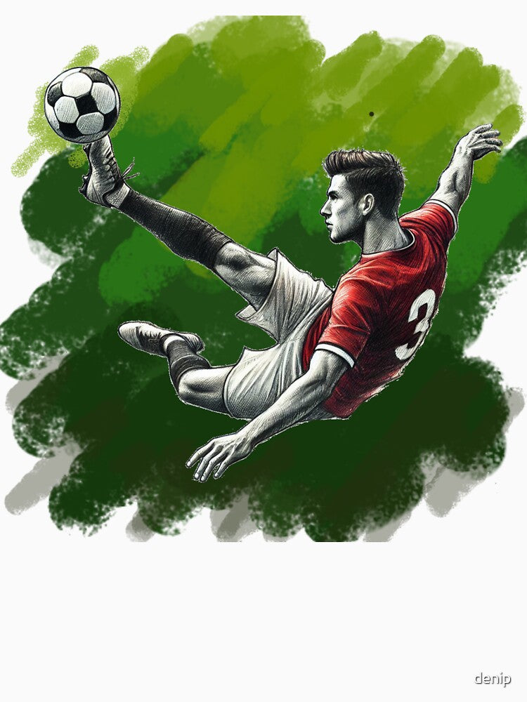 Bicycle Kick Soccer Art – Dynamic Football Motion Design by denip