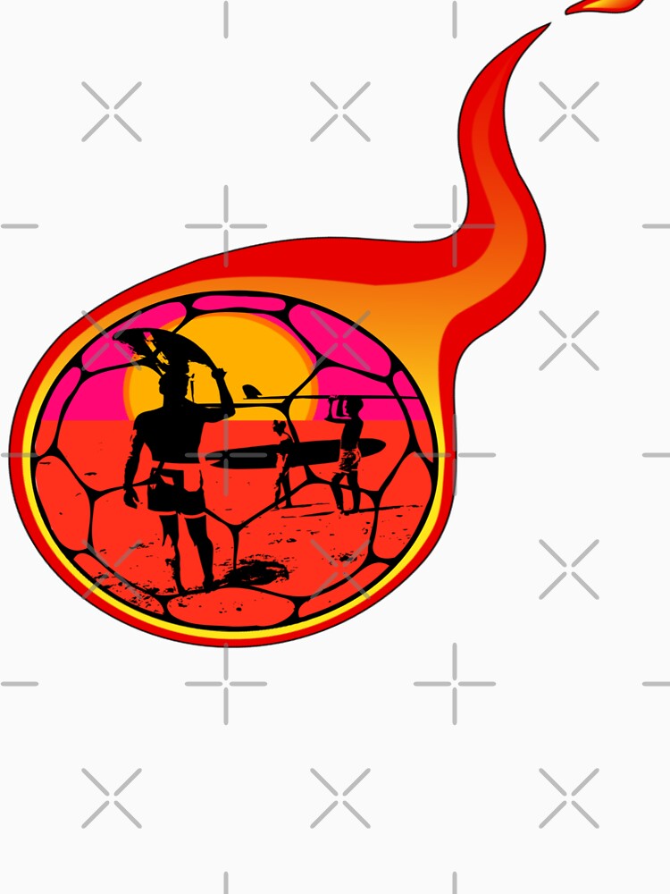 Summer Beach Soccer Season - Football Fireball by mewsis