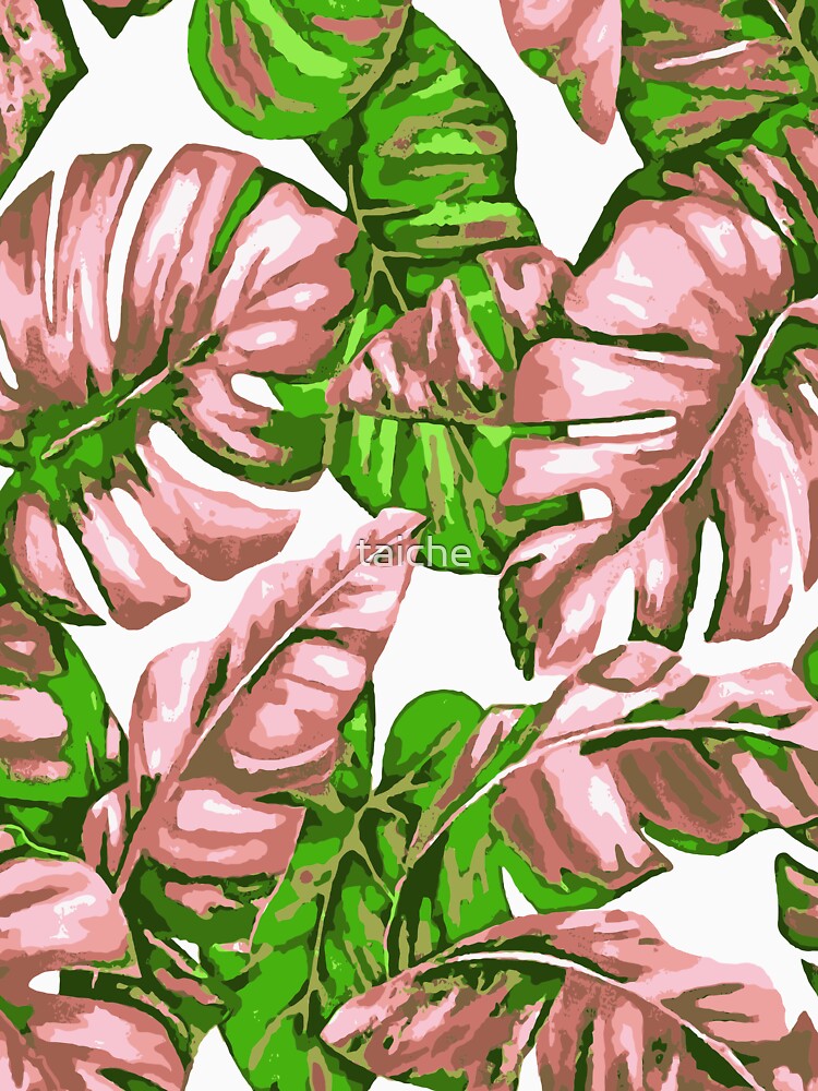 Tropical Leaves Camouflage Of Banana and Monstera 10 by taiche