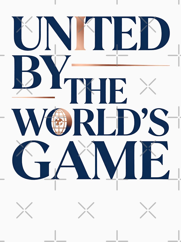 United By The World's Game Soccer Typography by Gallery-yuuna