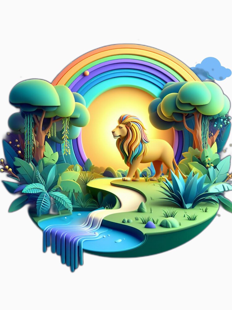 Enchanted Forest Lion by byvarol