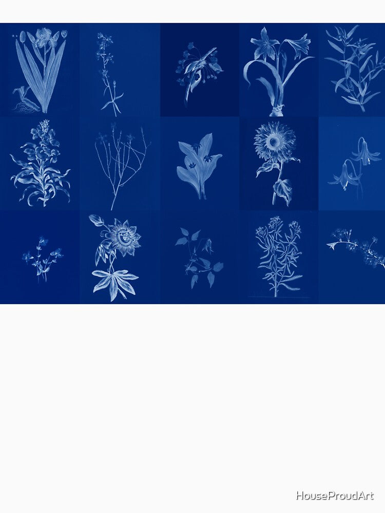 Flower 'Cyanotype' by HouseProudArt