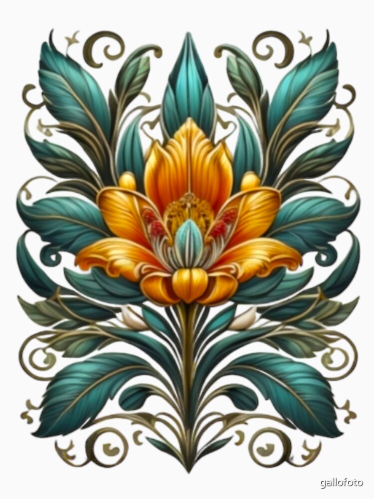 Elegant Botanical Art by gallofoto