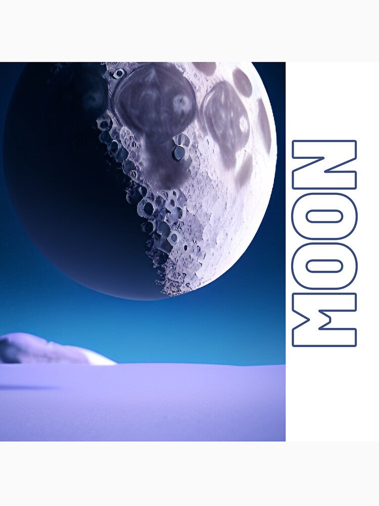 astronaut on the Dark moon 13 by Happy  Planet