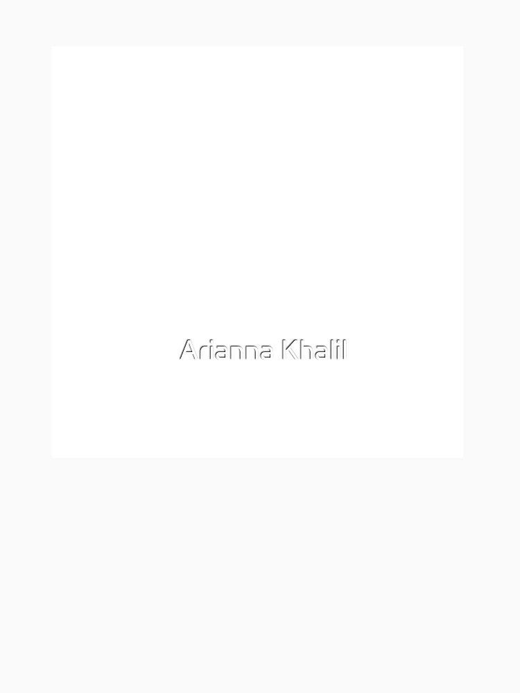 Solid White by Arianna Khalil