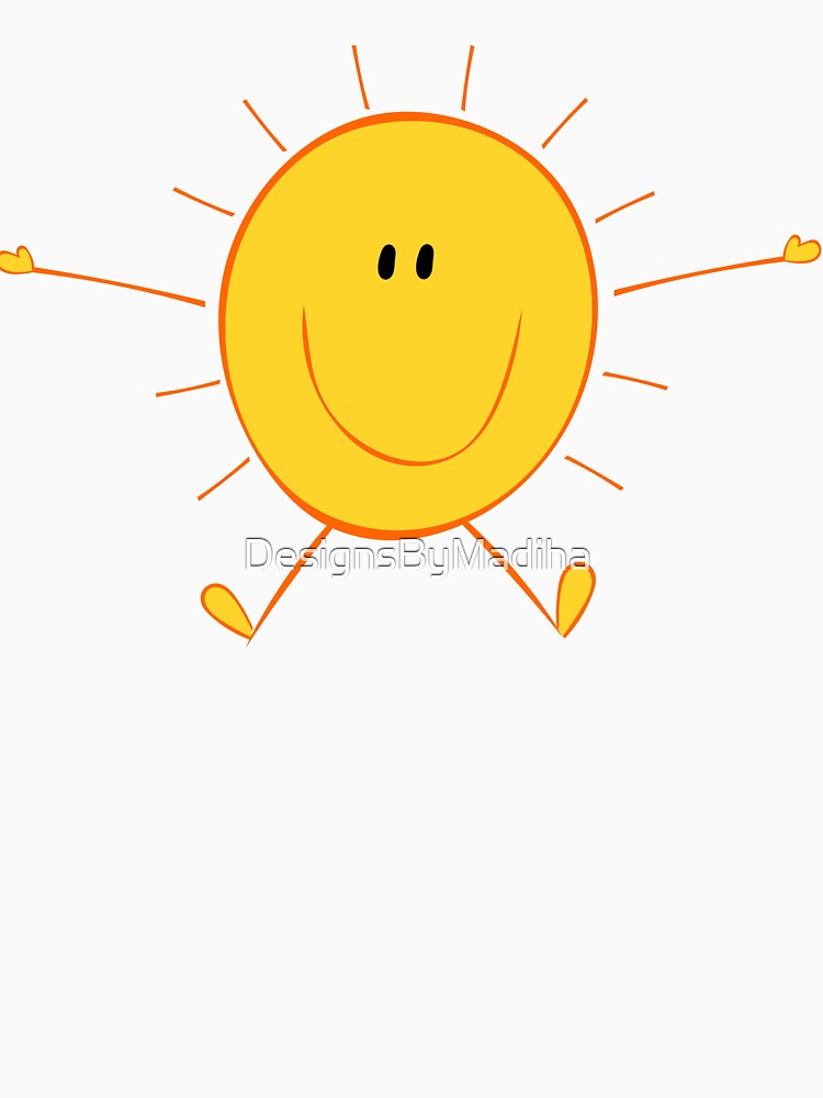 cute happy sun, smiling sun, sunny hug by DesignsByMadiha