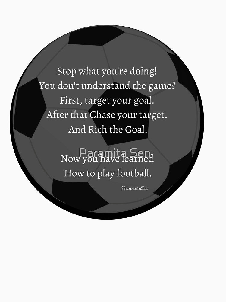 How to play football by Paramita Sen