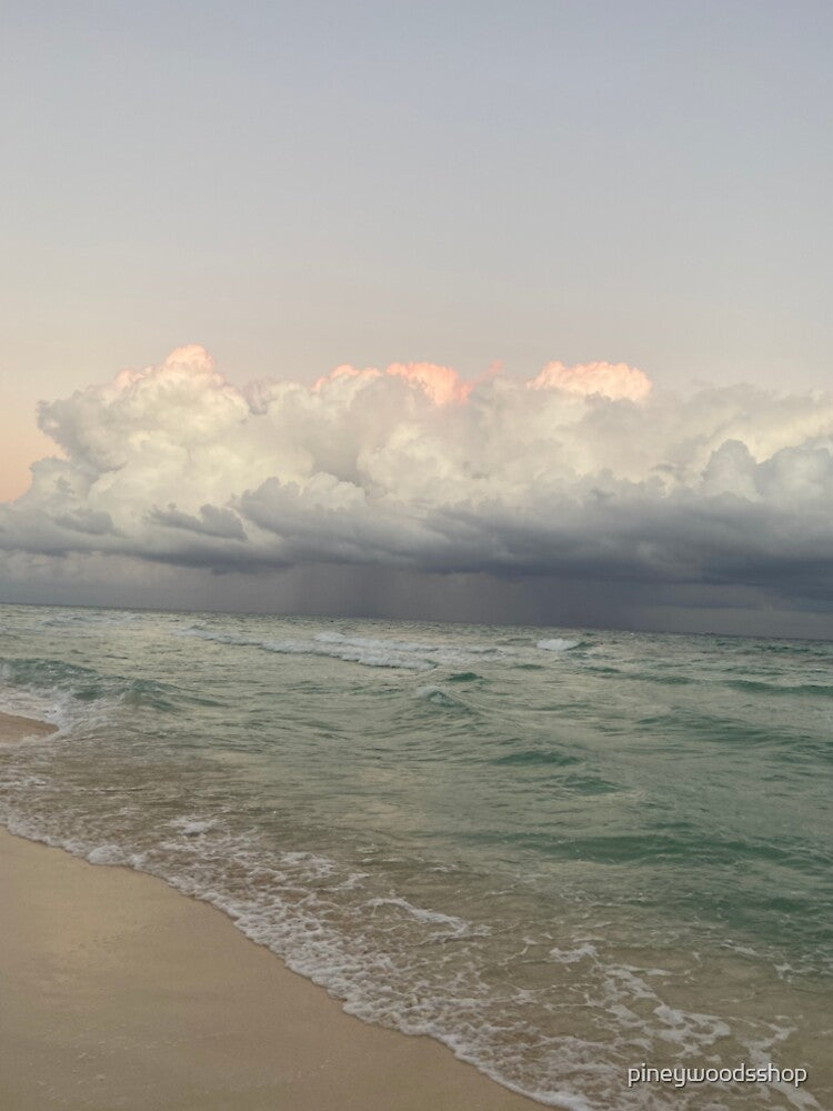 Peaceful cotton candy clouds sunset by pineywoodsshop