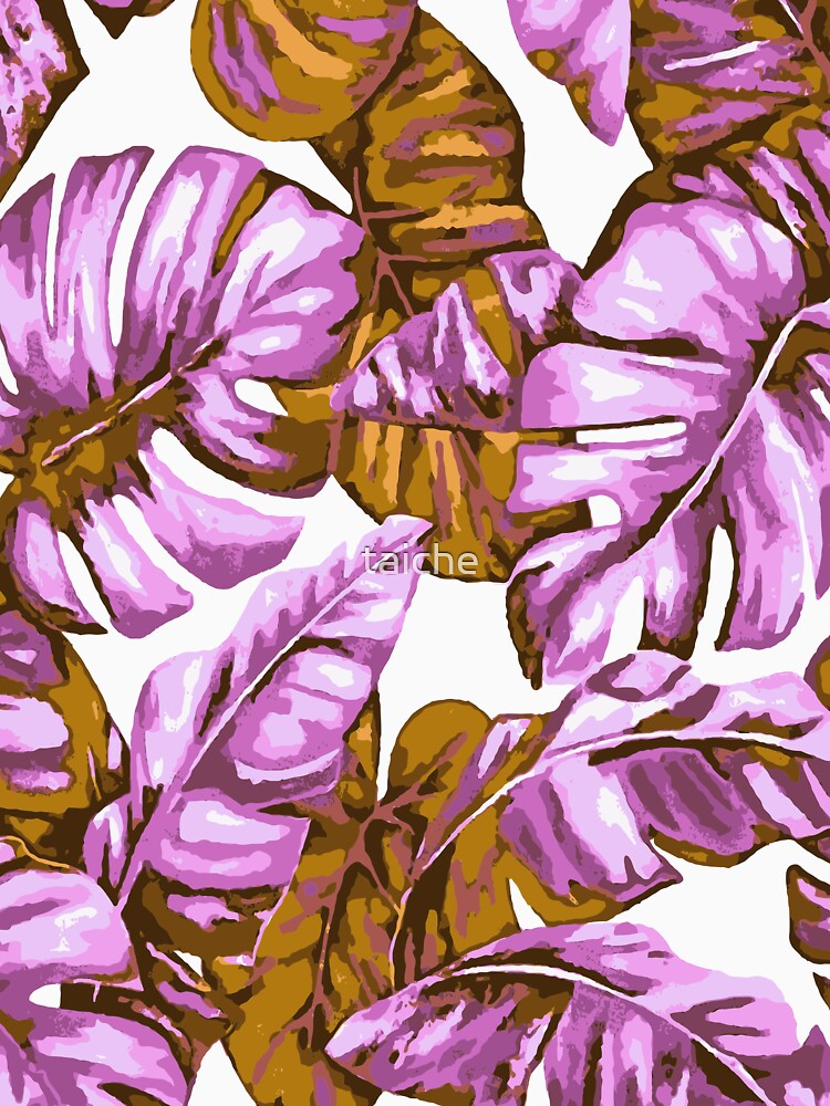 Tropical Leaves Camouflage Of Banana and Monstera 8 by taiche