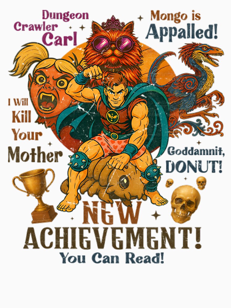 Dungeon Crawler Carl Retro Bookish by Frizz-Nie