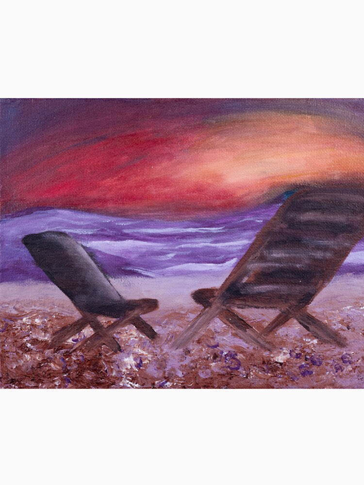 Sunset Beachside Chairs by GinnyH