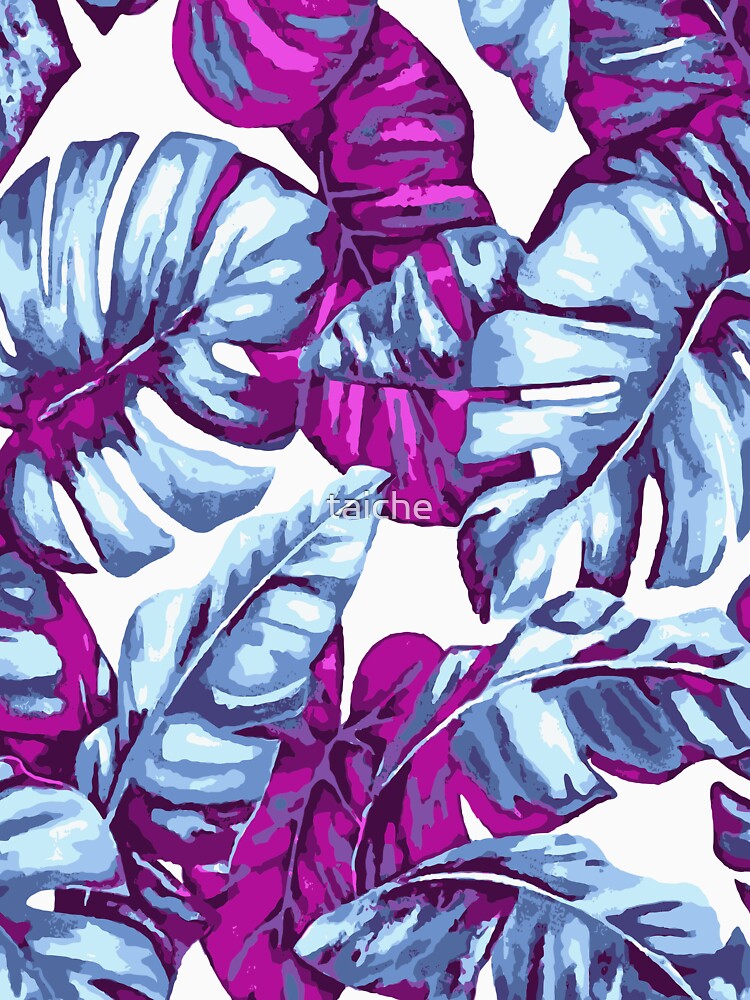 Tropical Leaves Camouflage Of Banana and Monstera 5 by taiche