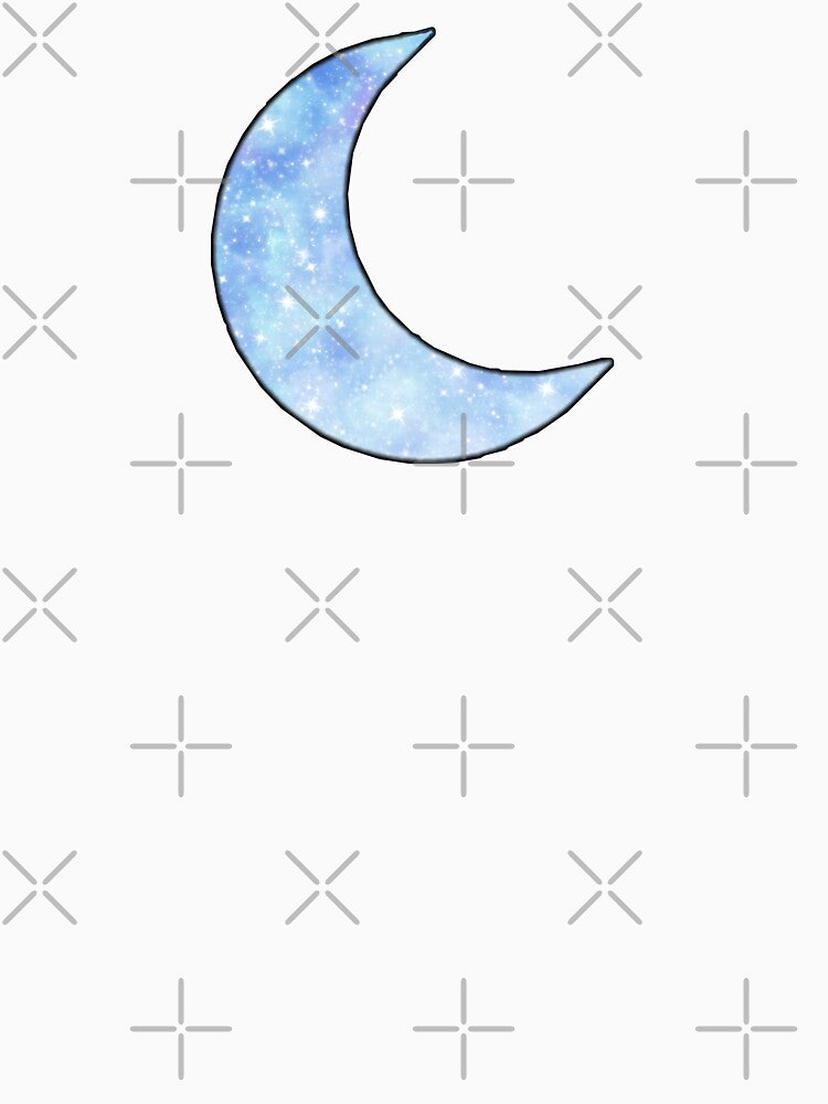 Moon Design 1 Blue by JustBeingAlicia