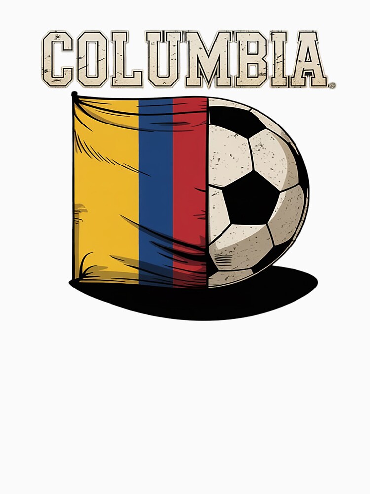 Columbia Flag - Soccer Futbol Football by HaileyRobel