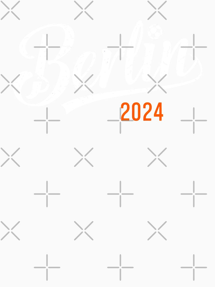 Berlin 2024: A Bold Statement in Black and Orange by SplashTastic