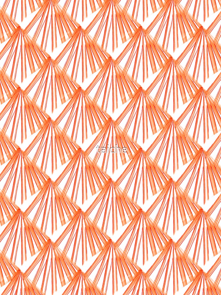 Tropical Beach Palm Vacation Orange On White by taiche