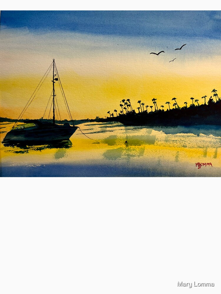 Sunset Crystal river FL by Mary Lomma