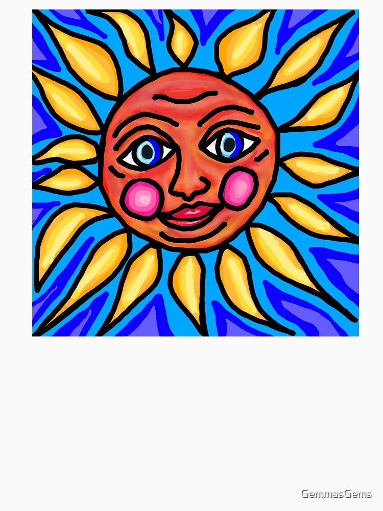 Happy Sun Face by GemmasGems
