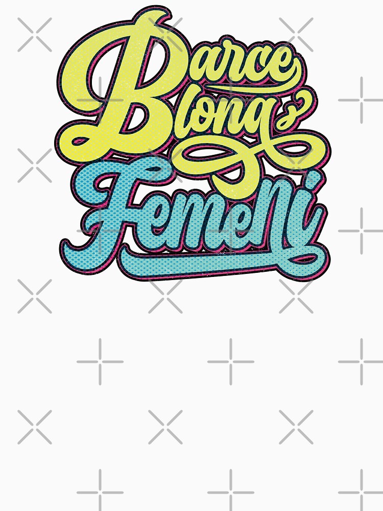 Barcelona Femeni Typography by Numero14