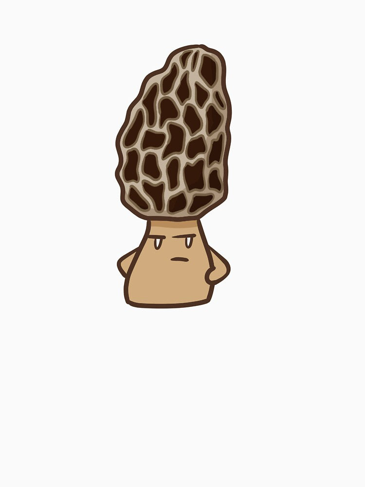 Skeptical Morel Mushroom by kabocha-chan
