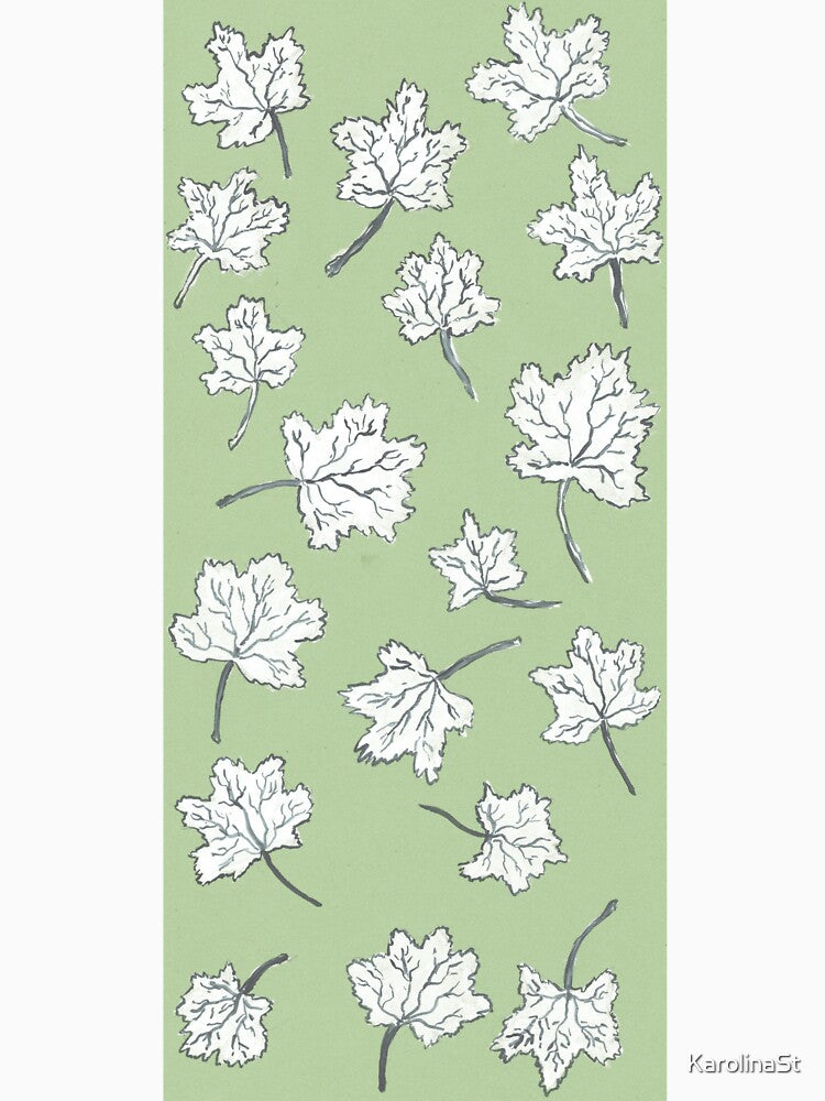 leaves pattern - old green by KarolinaSt