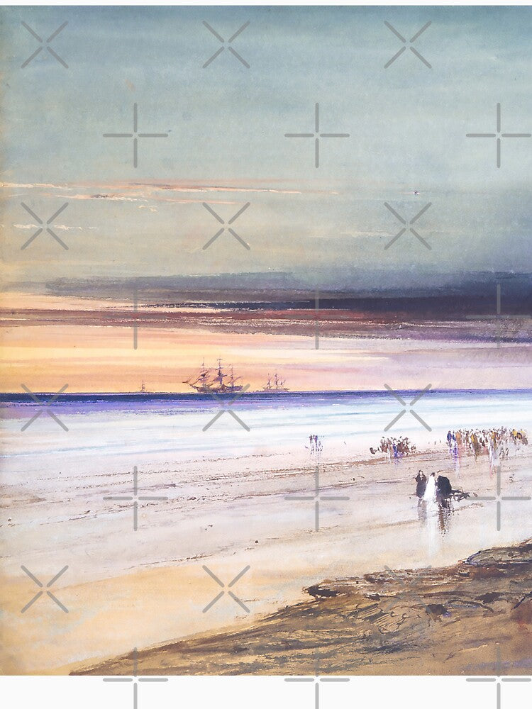 Sunset painting, Sunset Artwork, Beach Scene by danaJG