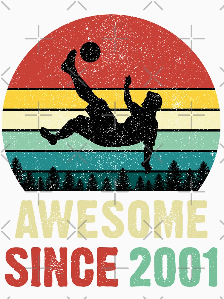 20th Birthday Soccer Lovers Awesome Since 2001 by TheWildStyle