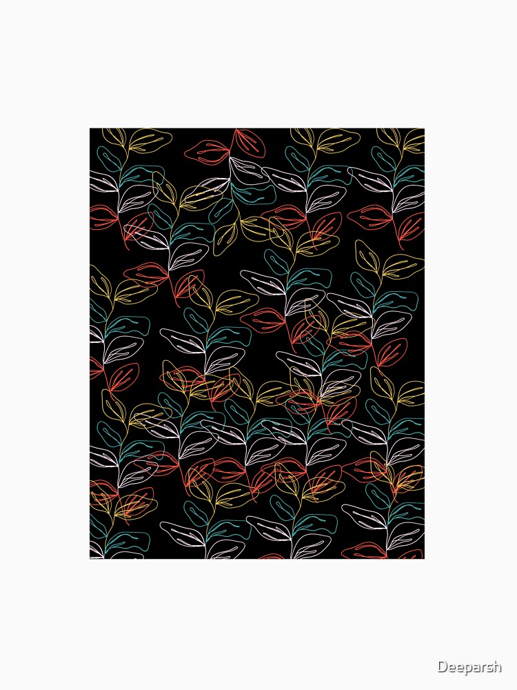 COLOURFUL LEAF PATTERN DESIGN by Deeparsh