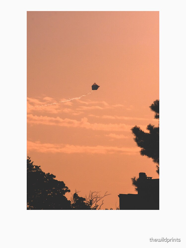 Sunset Skyline Over the City, Sunset Nature Photography by thewildprints