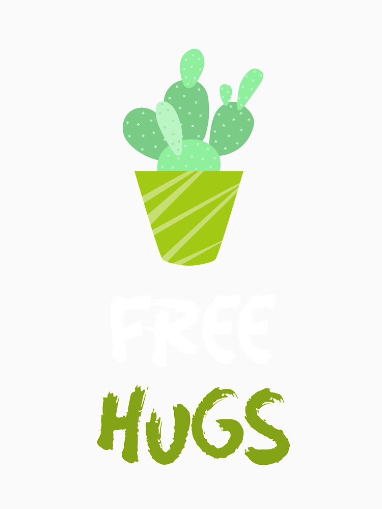 Free Hugs Cactus Shirt Design by Artpace