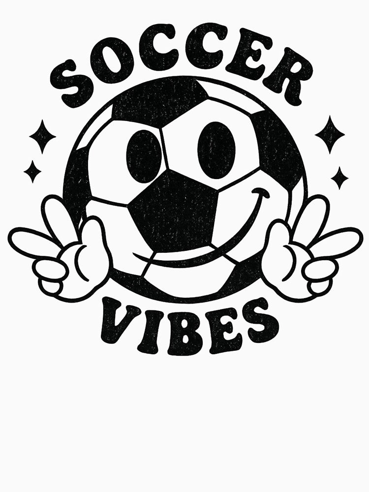 Soccer Vibes Retro Smiley Design by haitrieuic96